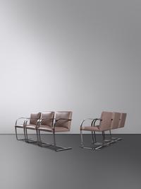 Set of Six 'Brno' Chairs, c. 1999 Knoll Studio, USA