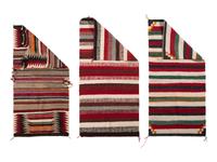 Navajo Banded Saddle Blankets