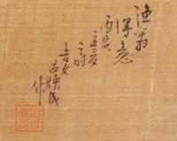 Six Chinese Ink and Color Paintings on Silk