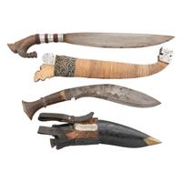 Two Ethnographic Edged Weapons: Nepalese Kukri and Filipino Barong