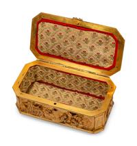 A Collection of Nine Continental Bronze Boxes
