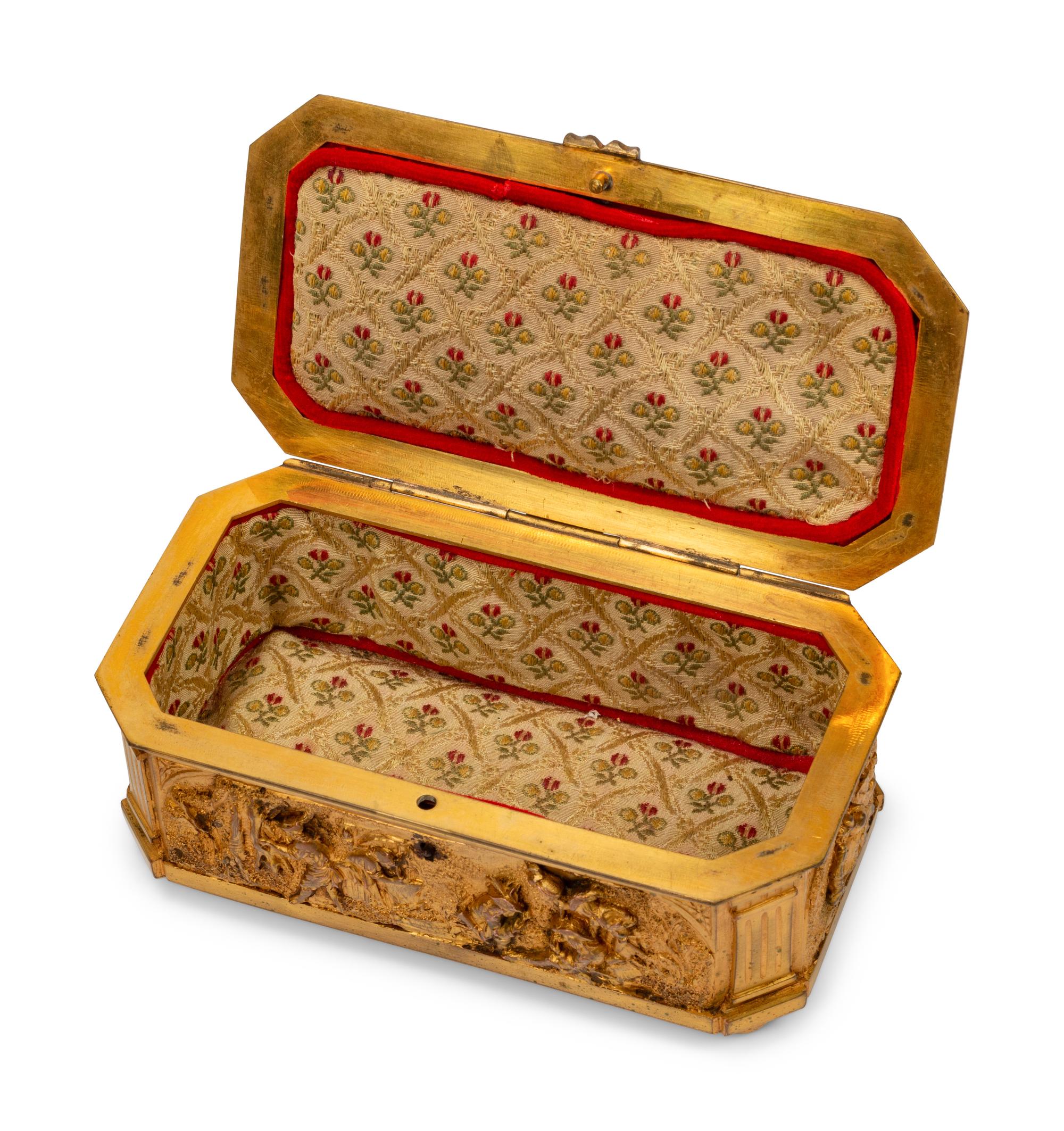 A Collection of Nine Continental Bronze Boxes
