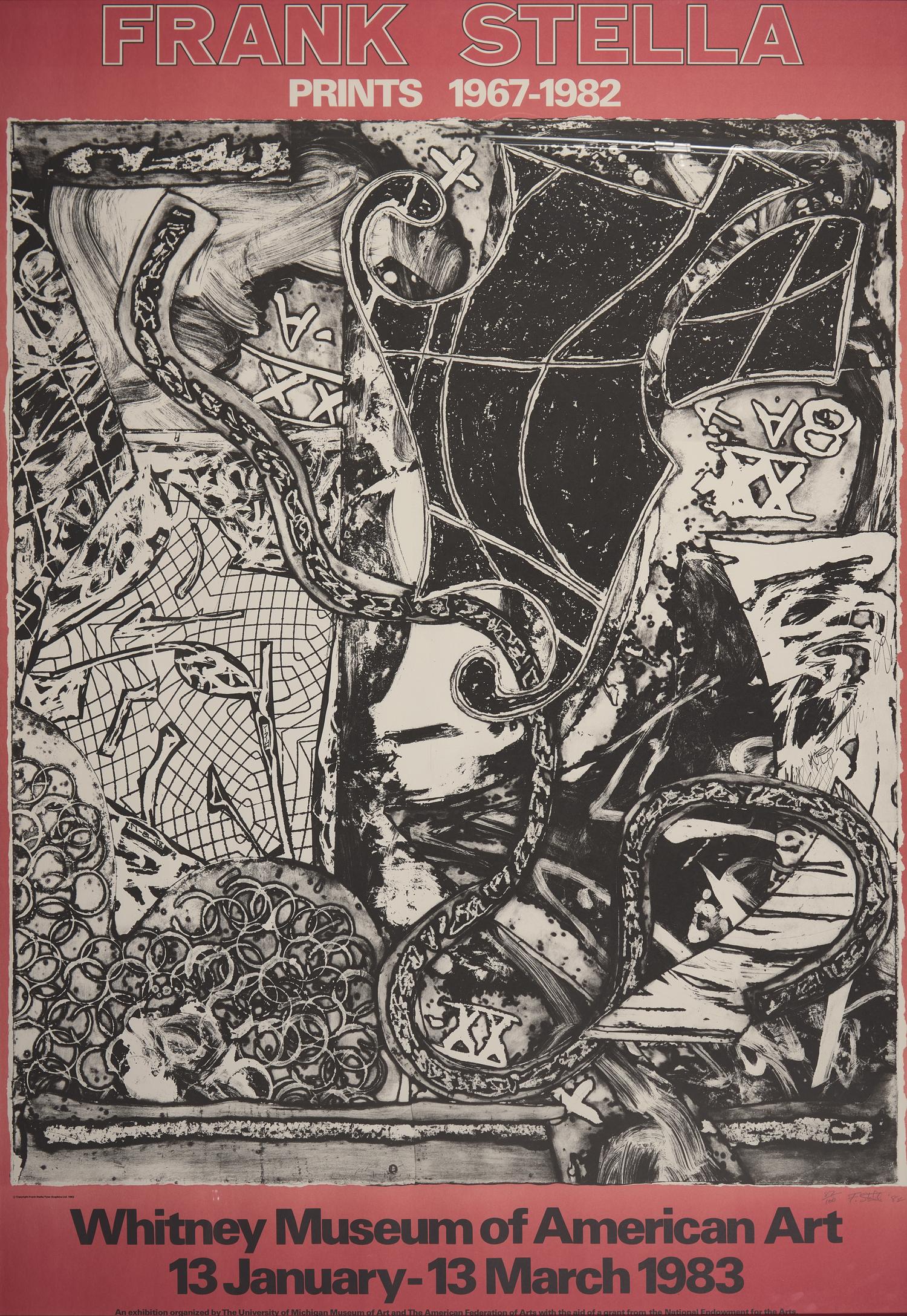 Frank Stella (American, 1936–2024) — Prints 1967-1982: Whitney Museum of American Art Exhibition Poster , 1983