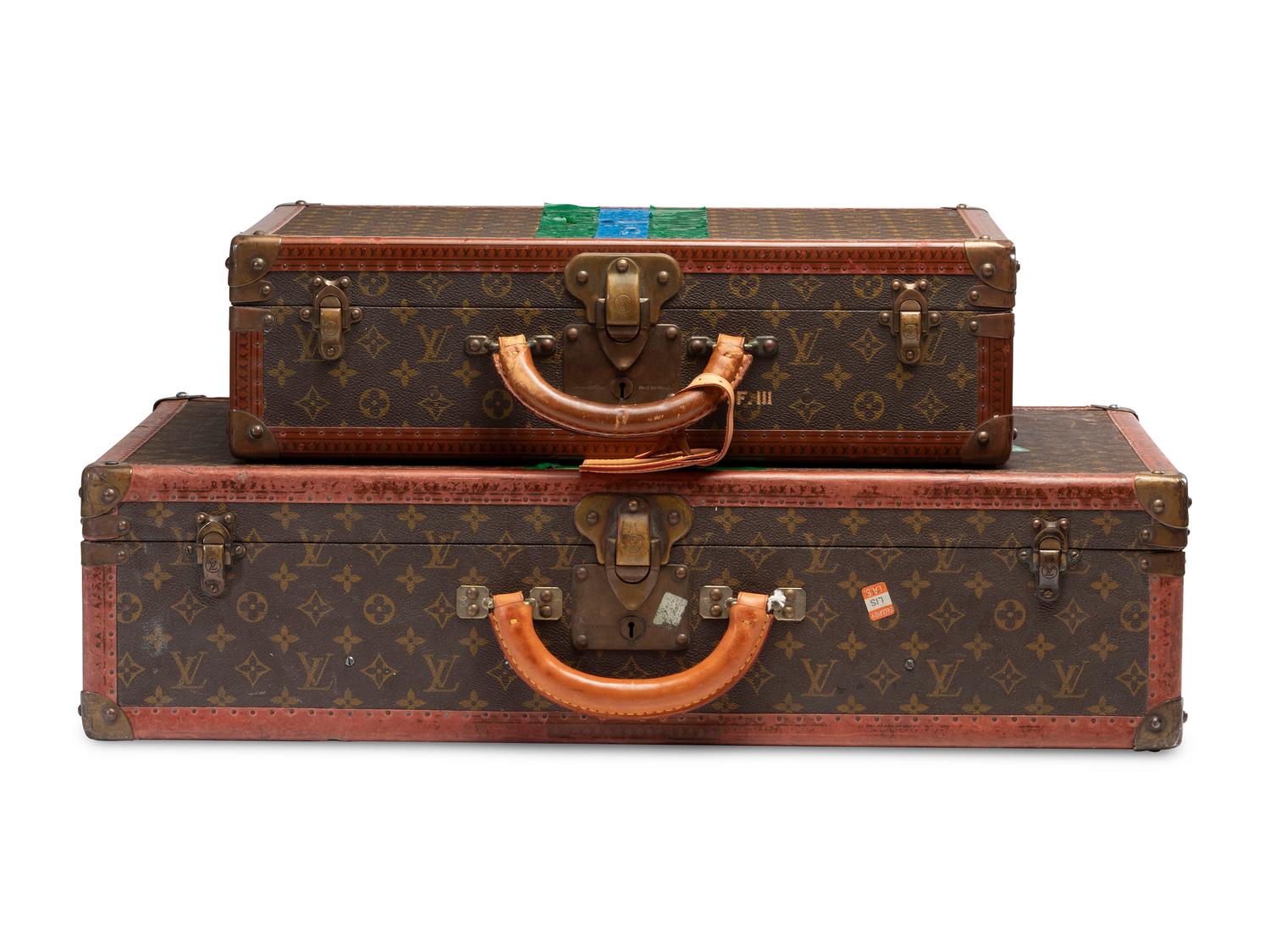 Two Louis Vuitton Suitcases