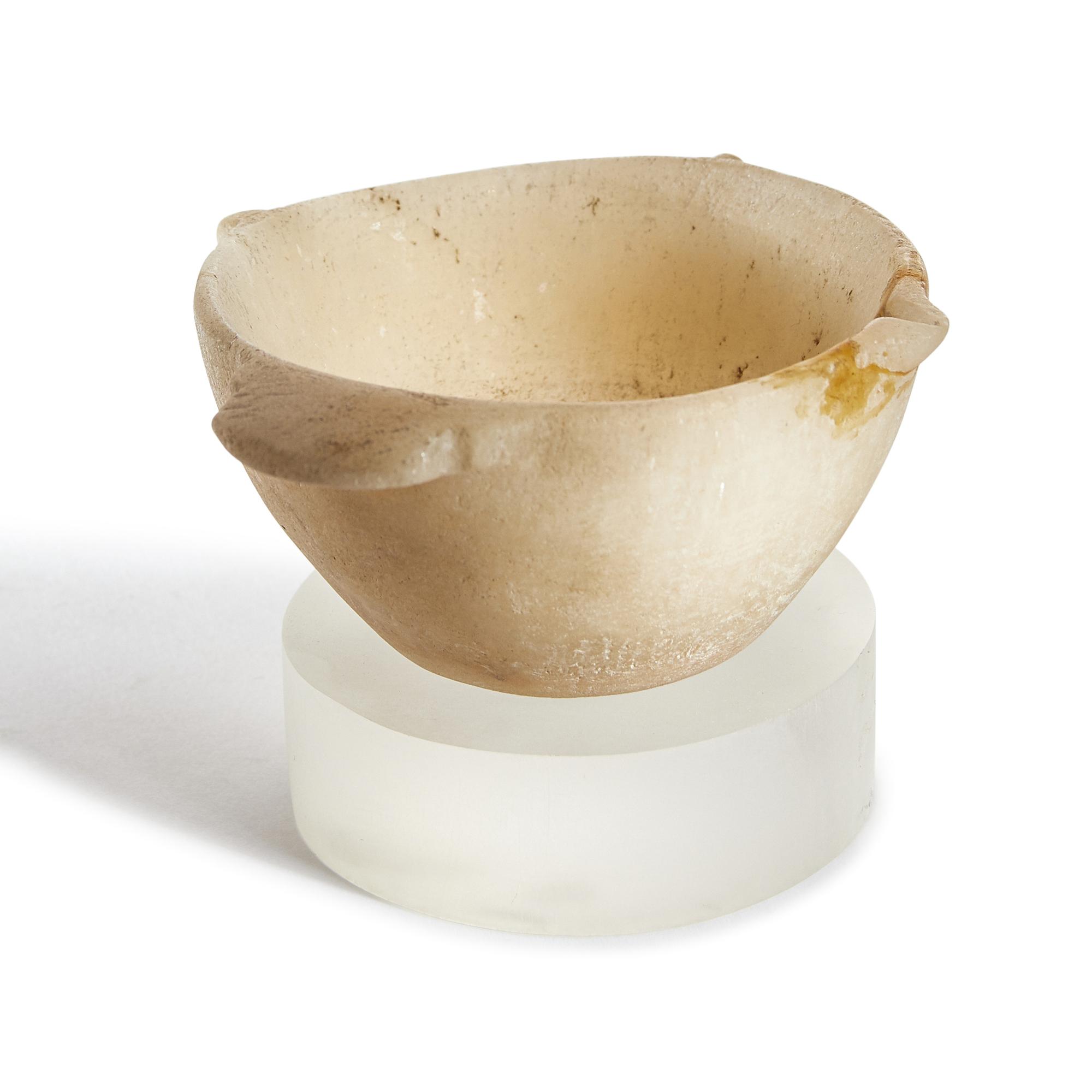 An Egyptian Alabaster Mortar