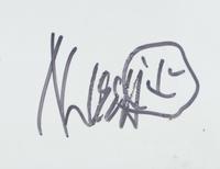 An Original Marc Hauser Signed Autograph Photo Print of Michael Jordan,