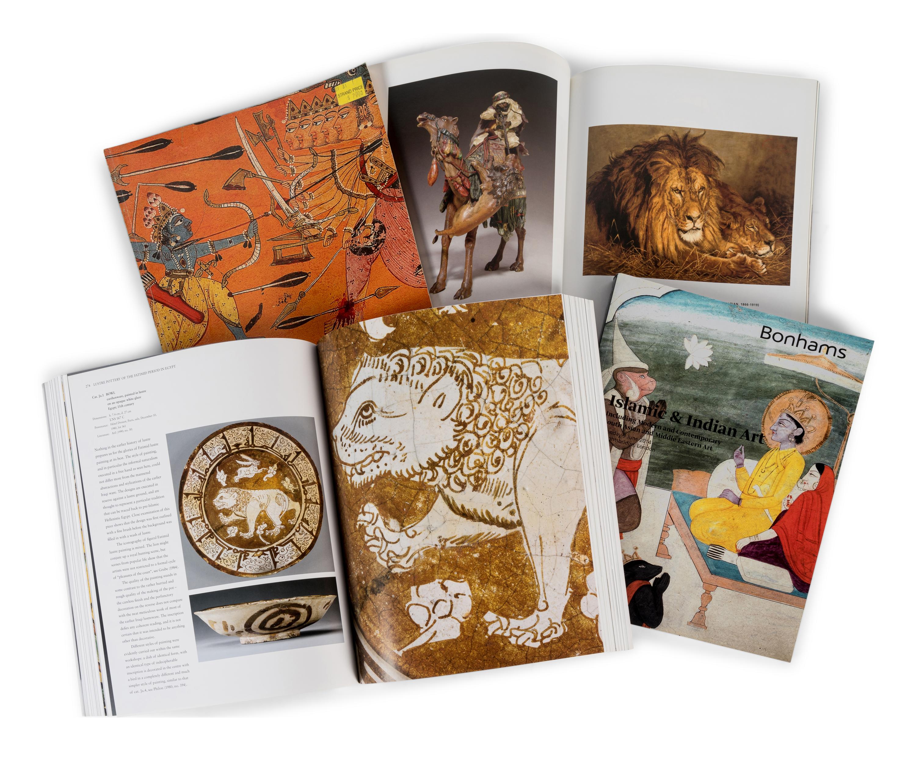 [ISLAMIC & INDIAN ART] A group of reference works and auction catalogues about Islamic and Indian art
