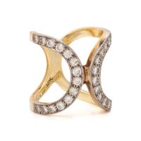 Diamond and Yellow Gold Ring