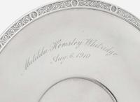 An assembled group of eight sterling silver tablewares, Tiffany & Co., New York, NY, dates ranging 1853-1891
