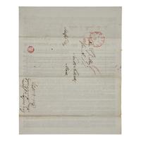 [African-Americana] Birney, James G. Signed Printed Circular of the American Anti-Slavery Society