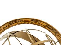 A Mahogany and Metal Armillary Sphere