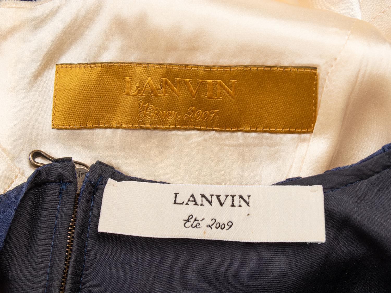 Lanvin, Two Sleeveless Dresses
