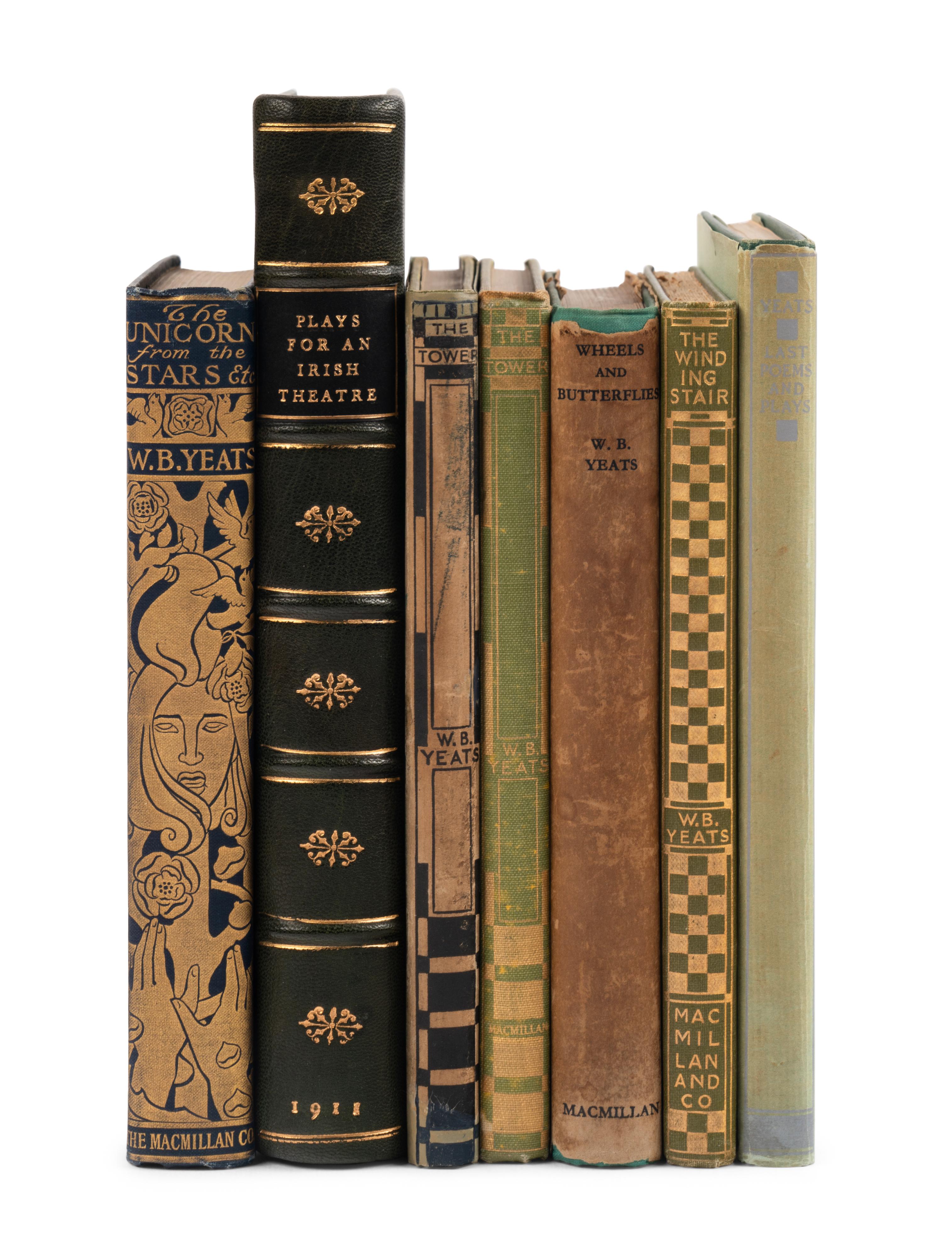 YEATS, William Butler (1865-1939). A group of 7 works, comprising: