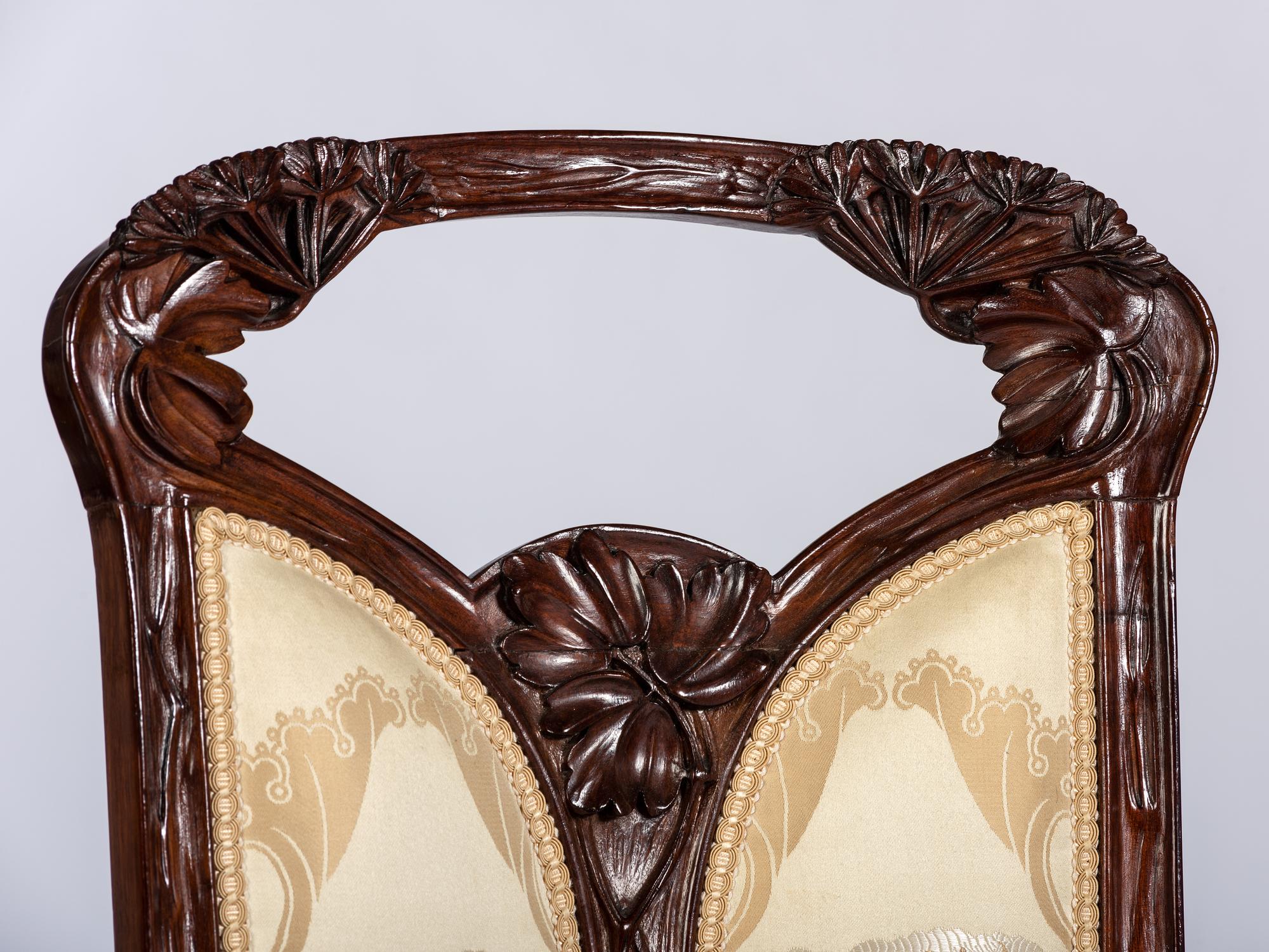 Set of Six Ombelle Chairs, circa 1900