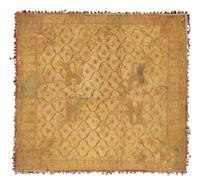 An Indian Embroidered Elephant Saddle Blanket