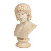 A Composition Marble Bust of Antinous