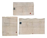 [BRITISH LEGAL DOCUMENTS]. A group of 3.