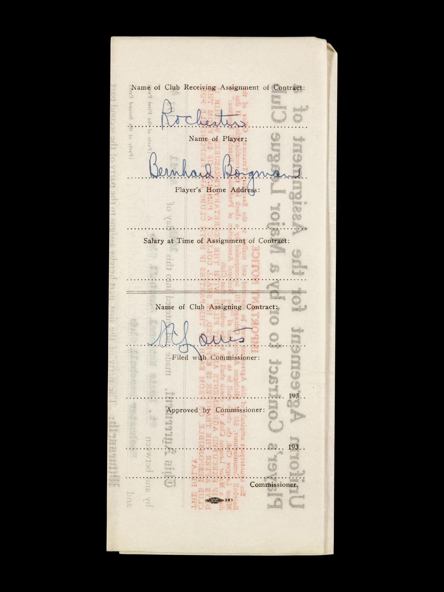 A Group of 15 1920s-30s St. Louis Cardinals Contract Agreements All Signed by Branch Rickey