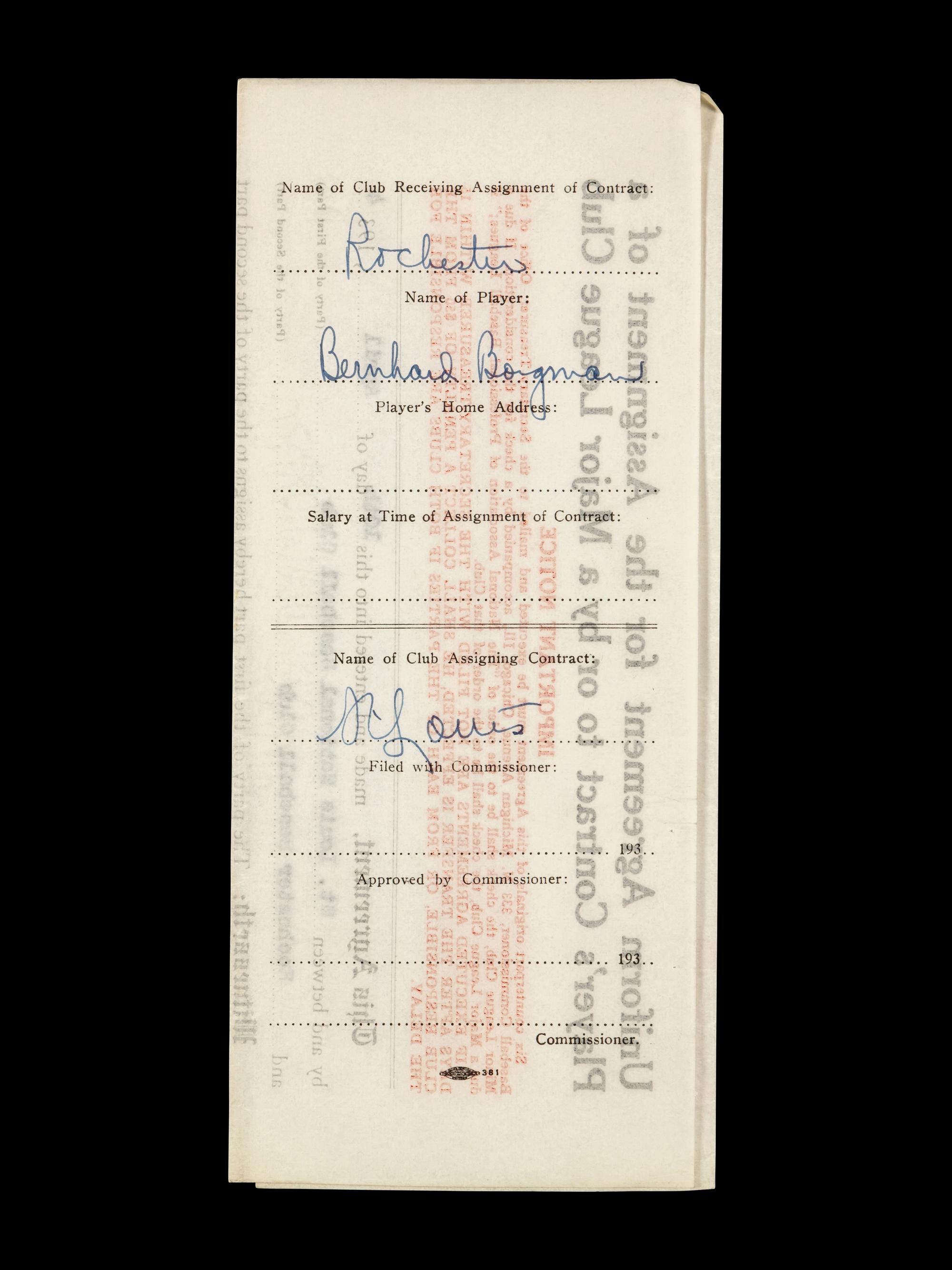 A Group of 15 1920s-30s St. Louis Cardinals Contract Agreements All Signed by Branch Rickey