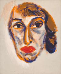 Karel Appel (Dutch, 1921-2006) - Portrait of Nina Abrams