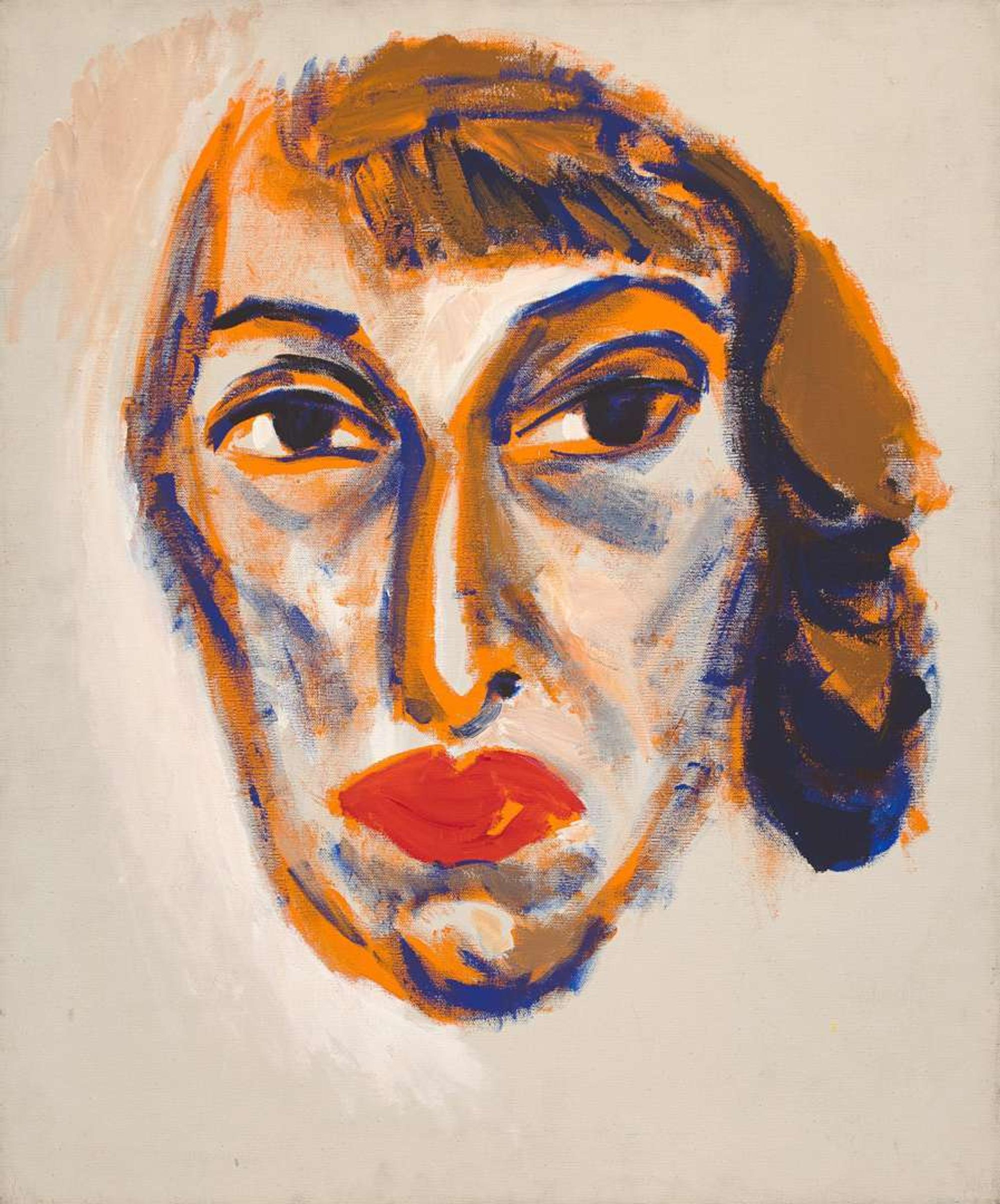 Karel Appel (Dutch, 1921-2006) - Portrait of Nina Abrams