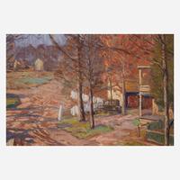 Kenneth R. Nunamaker (American, 1890–1957) River Road at Centre Bridge