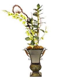 A Group of Five Decorative Vases Height of tallest 50 inches.