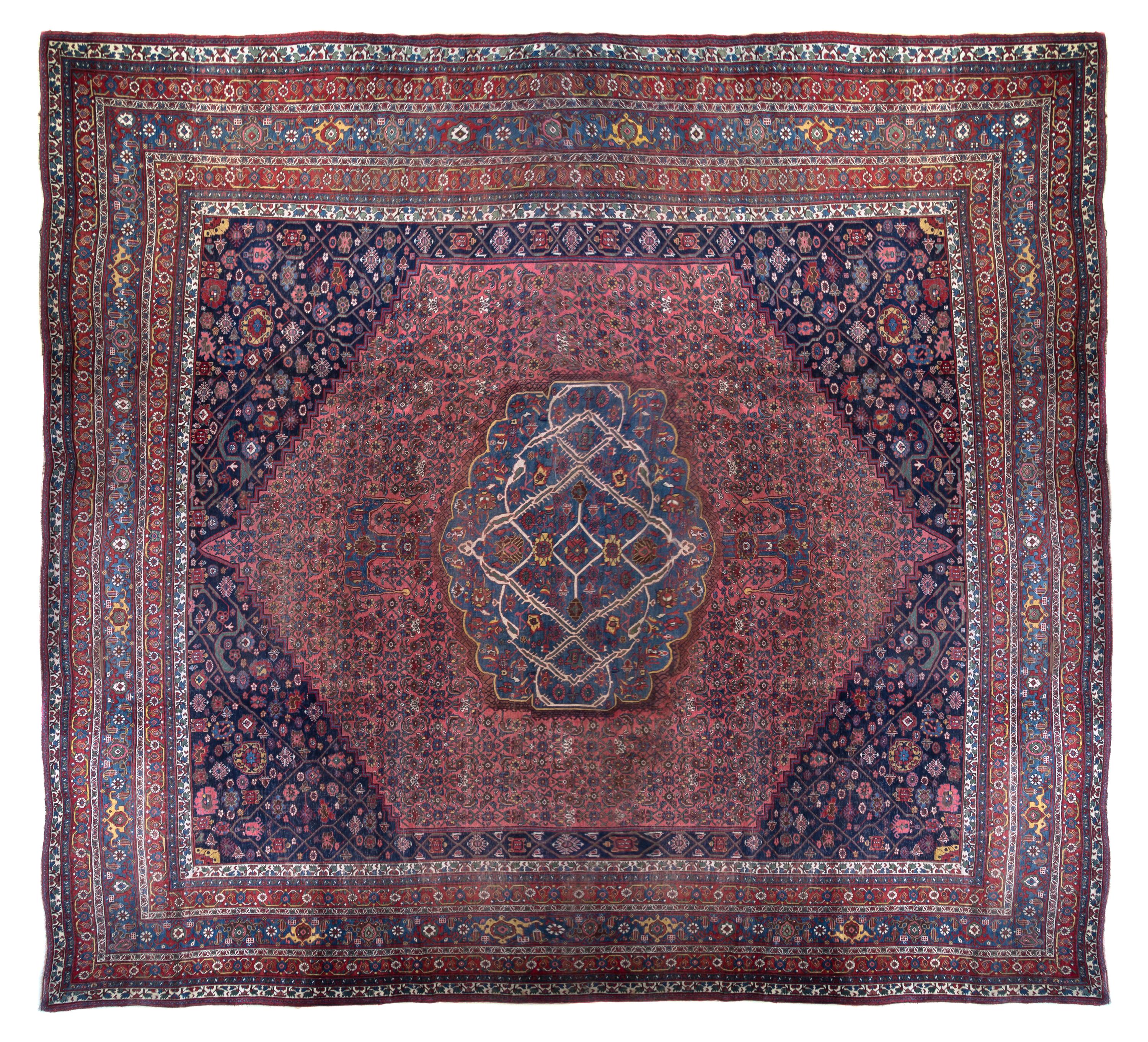 A Bidjar Wool Rug, 18 feet 3 inches x 15 feet 1 inch.