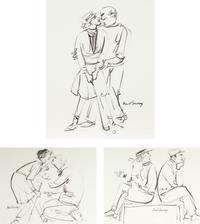 Three works: Golfing Couples
