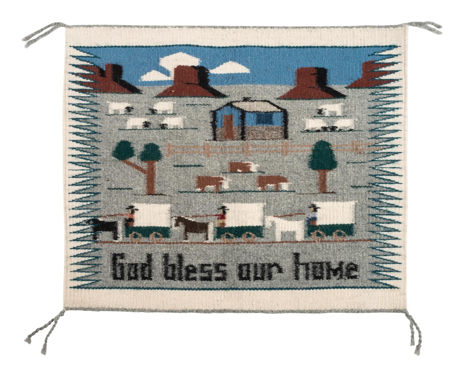 Navajo Pictorial Sampler, "God Bless Our Home"