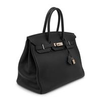 Hermès, Birkin 35 Bag in Black Clemence