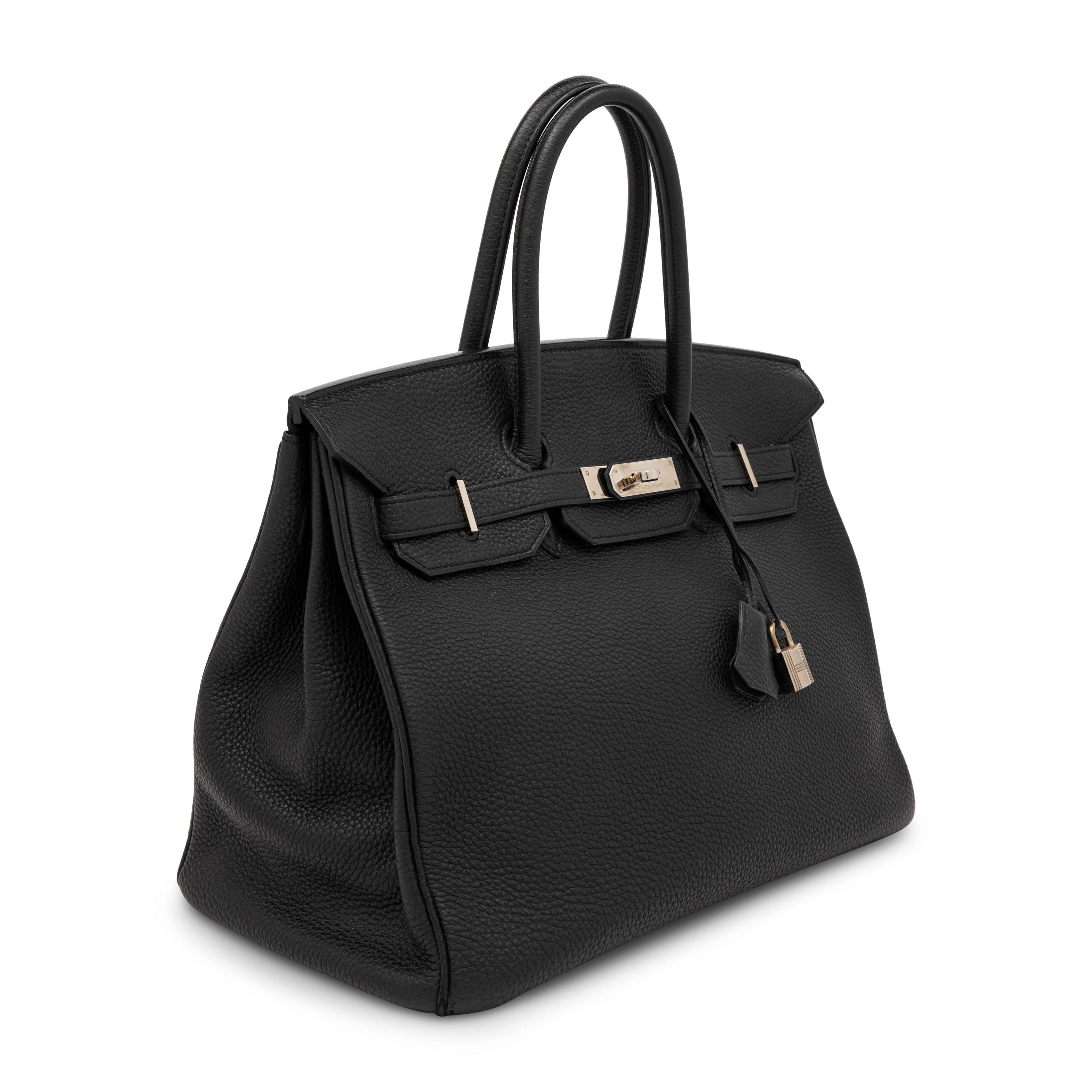 Hermès, Birkin 35 Bag in Black Clemence