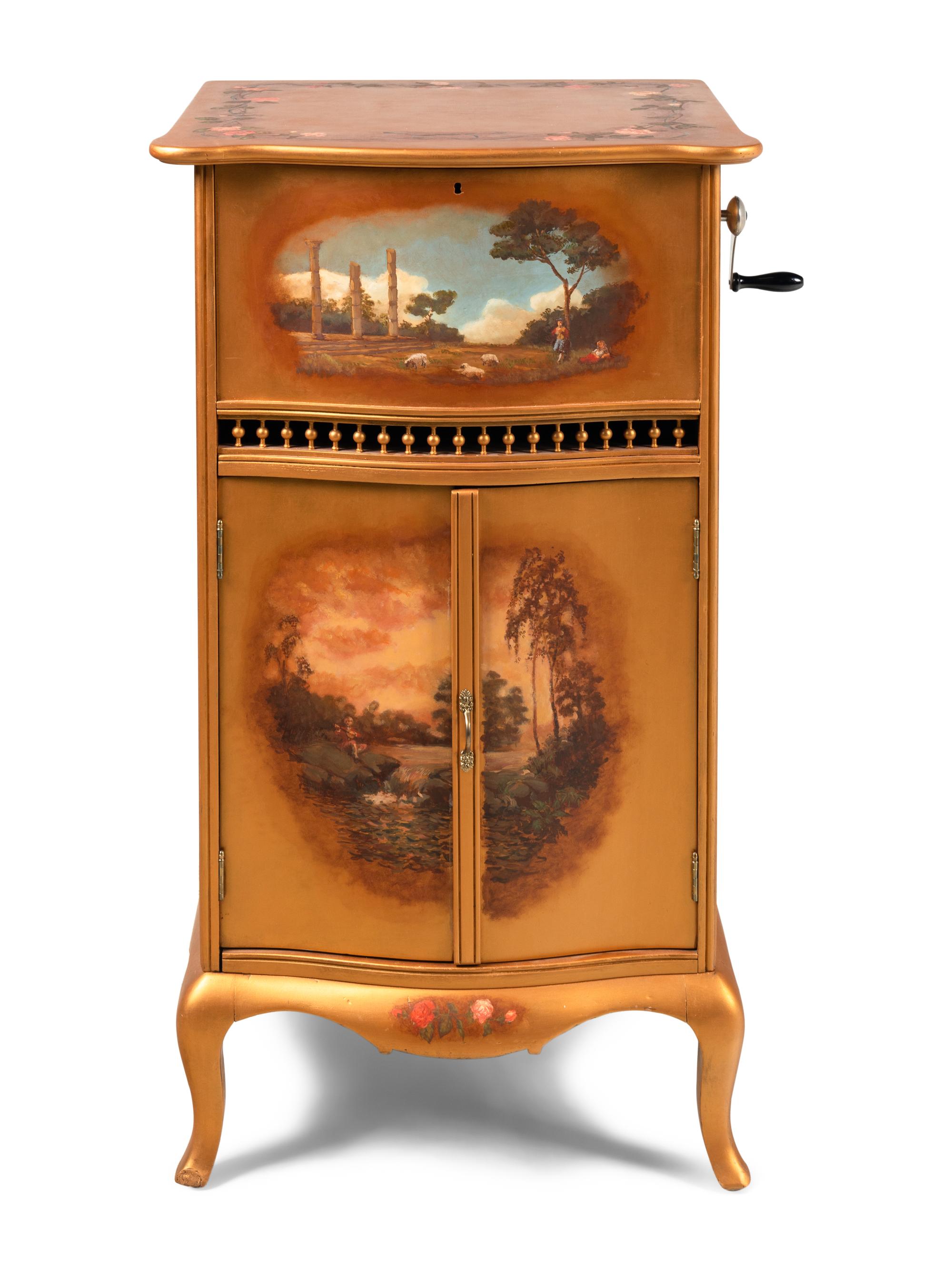A Regina Style 40 15 1/2 inch Disk Music Box