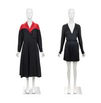 Two Halston Items: One Top, One Coat, 1970s