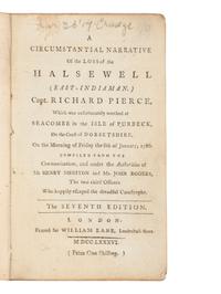 [SHIPWRECKS -- BRITISH]. A group of 3 works about British shipwrecks, comprising: