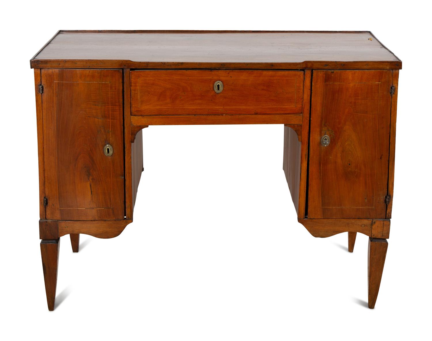 An Italian Fruitwood Desk