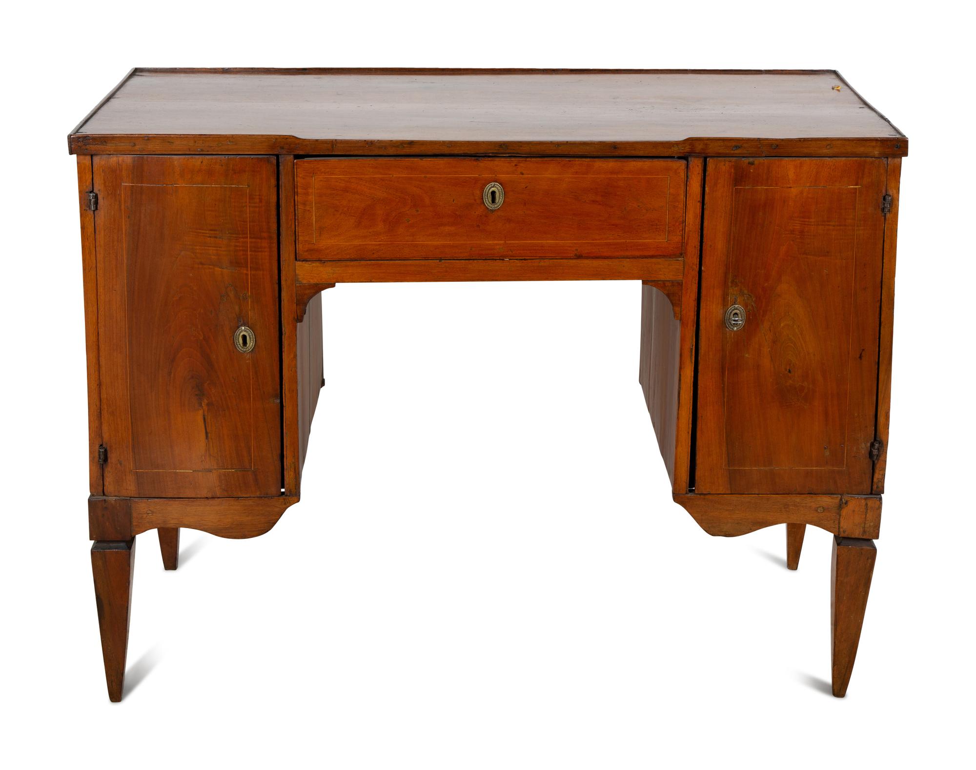 An Italian Fruitwood Desk