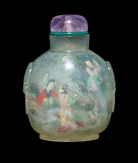 A Chinese Inside Painted Agate Snuff Bottle