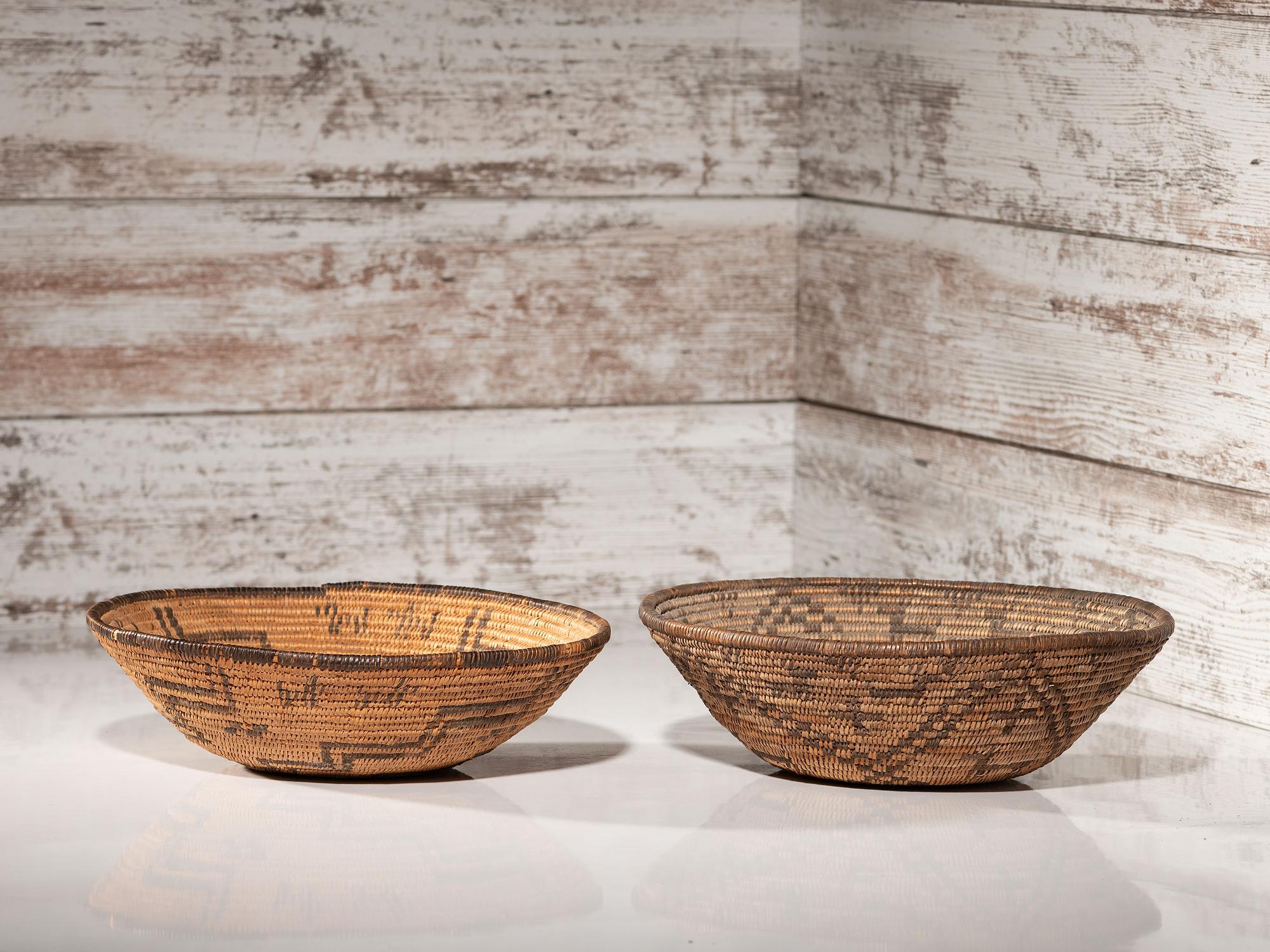 Apache Figural Baskets, with Dogs