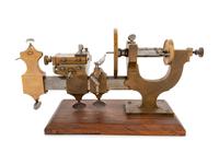 A Brass and Metal Watch Maker's Lathe — 19th Century