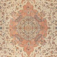 A Tabriz Silk Carpet