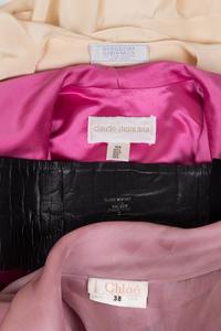 Three Designer Pieces: One Halston, One Chloé, and One Claude Montana