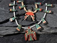 Kewa Depression Era Thunderbird Necklaces