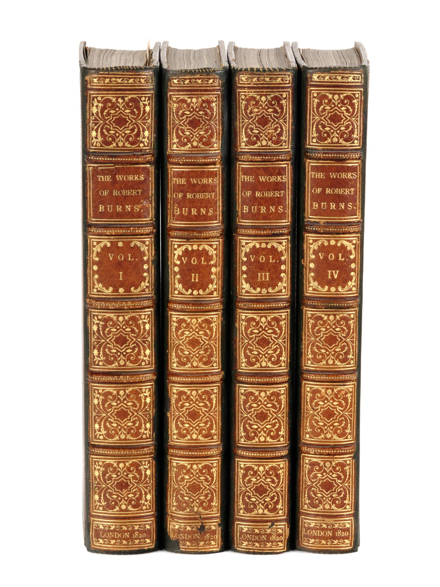 BURNS, Robert. Works. London: n.p., 1820.