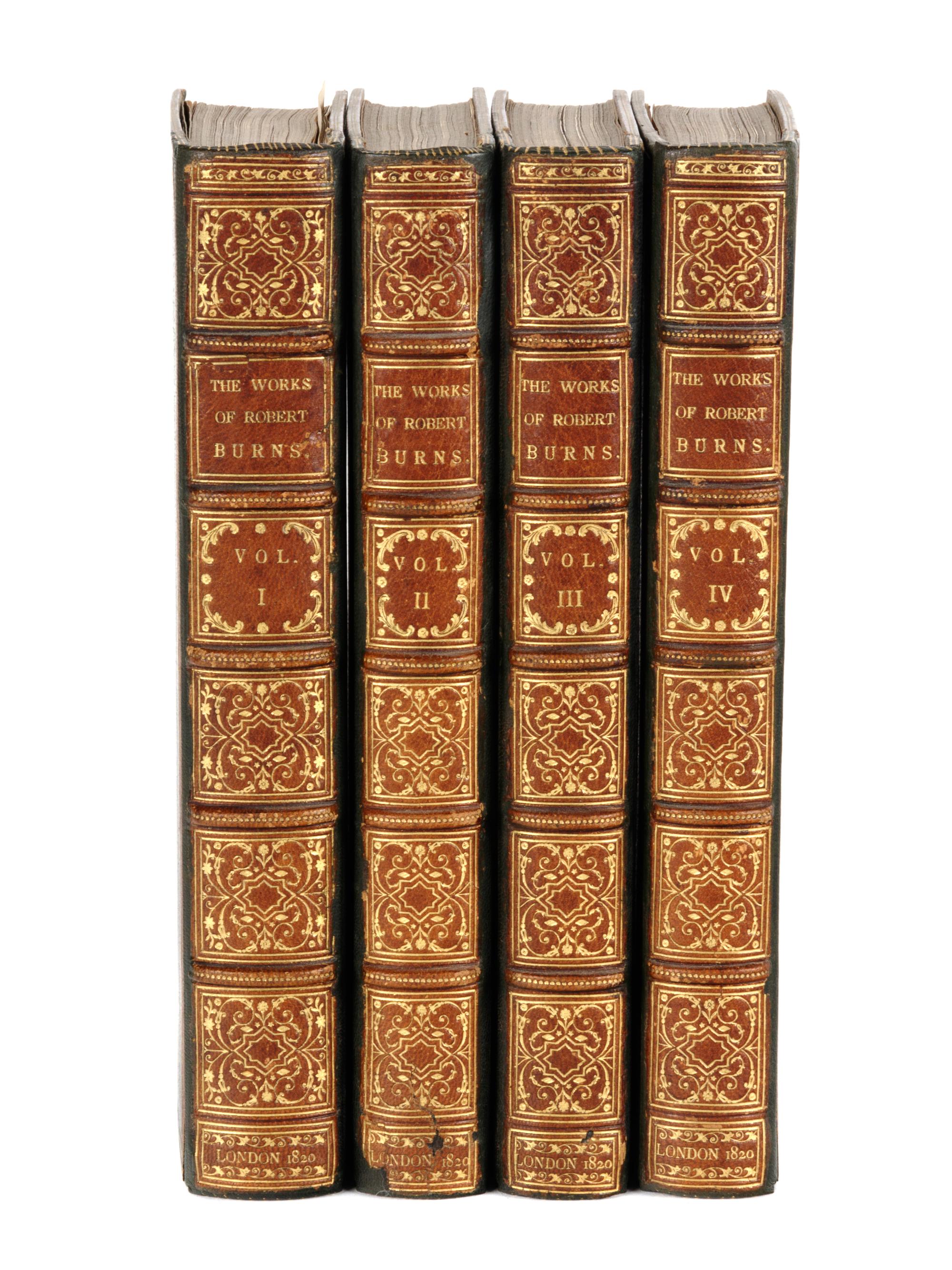 BURNS, Robert. Works. London: n.p., 1820.