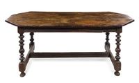 A Jacobean Style Carved Oak Table — 19TH CENTURY