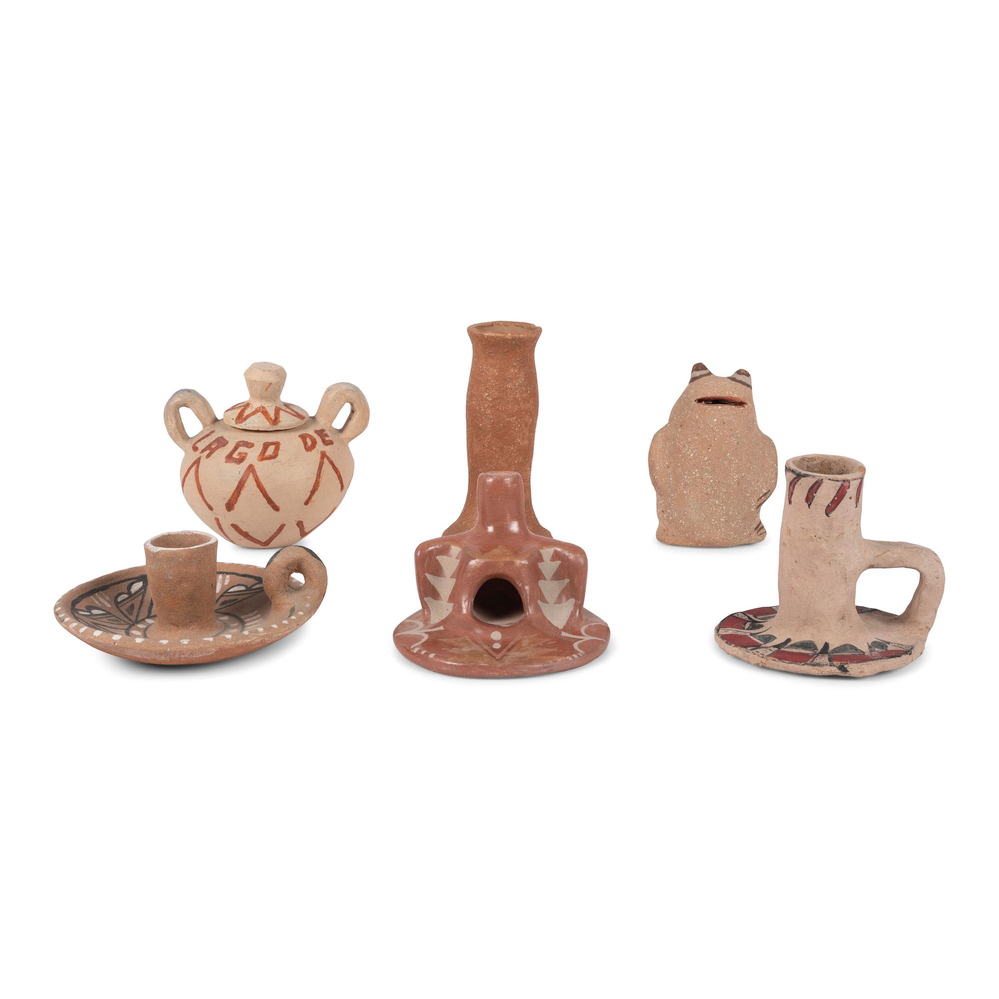 Collection of Pueblo Souvenir Pottery