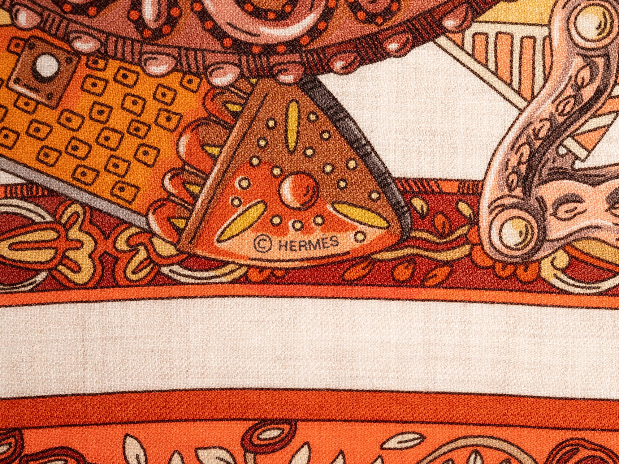 Hermès 140cm Cashmere/Silk Scarf
