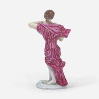 A rare Chinese export porcelain figure of the cupbearer Hebe 外销瓷塑人物 18th century ????