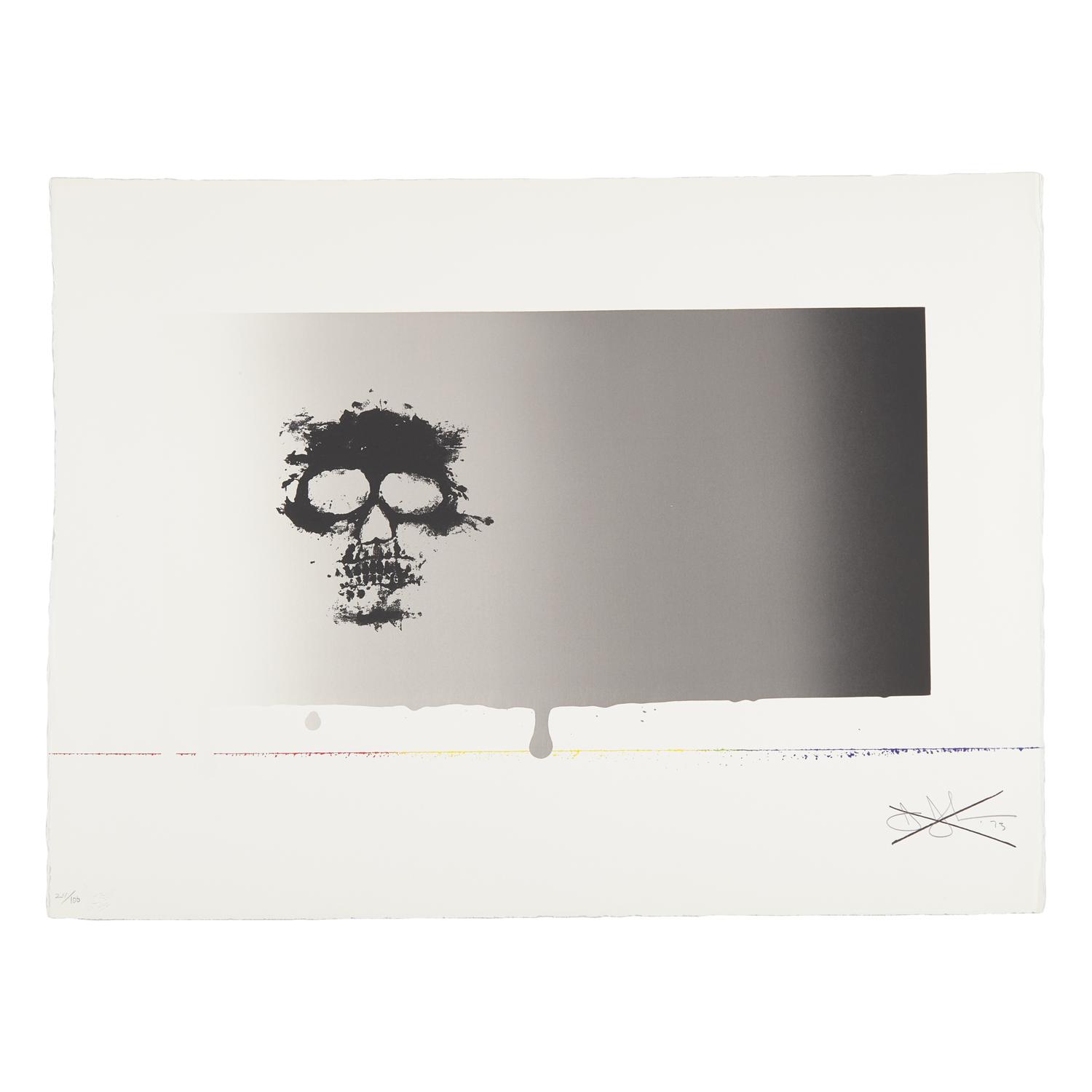 Jasper Johns (American, b. 1930) — Untitled (Skull), from Reality and Paradoxes , 1973